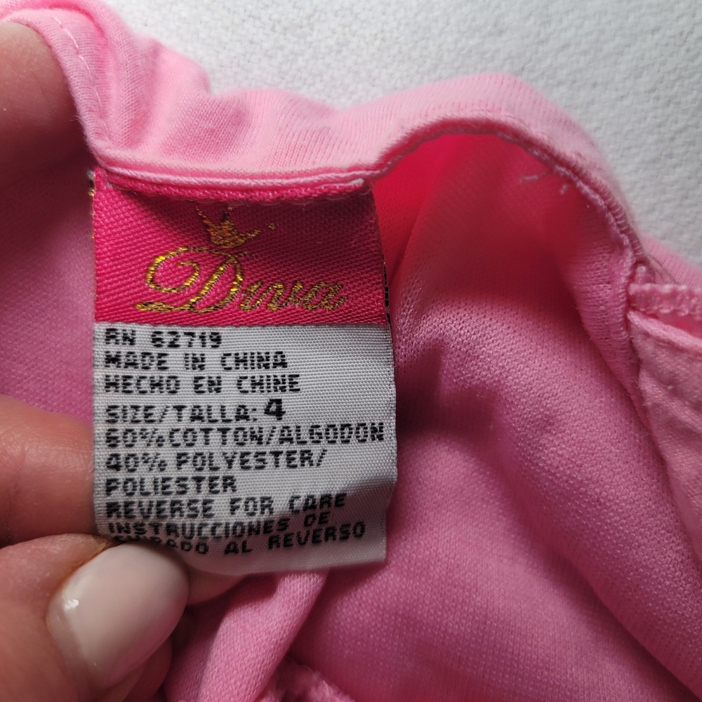 Bubble‎ Ruffle Tank Girl's Pink Size 4 - Picture 6 of 9